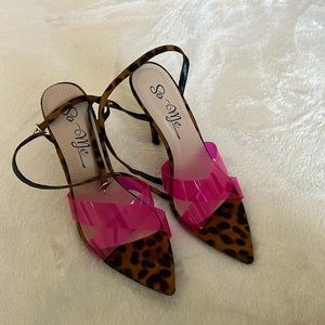 Cheetah x hot pink heels